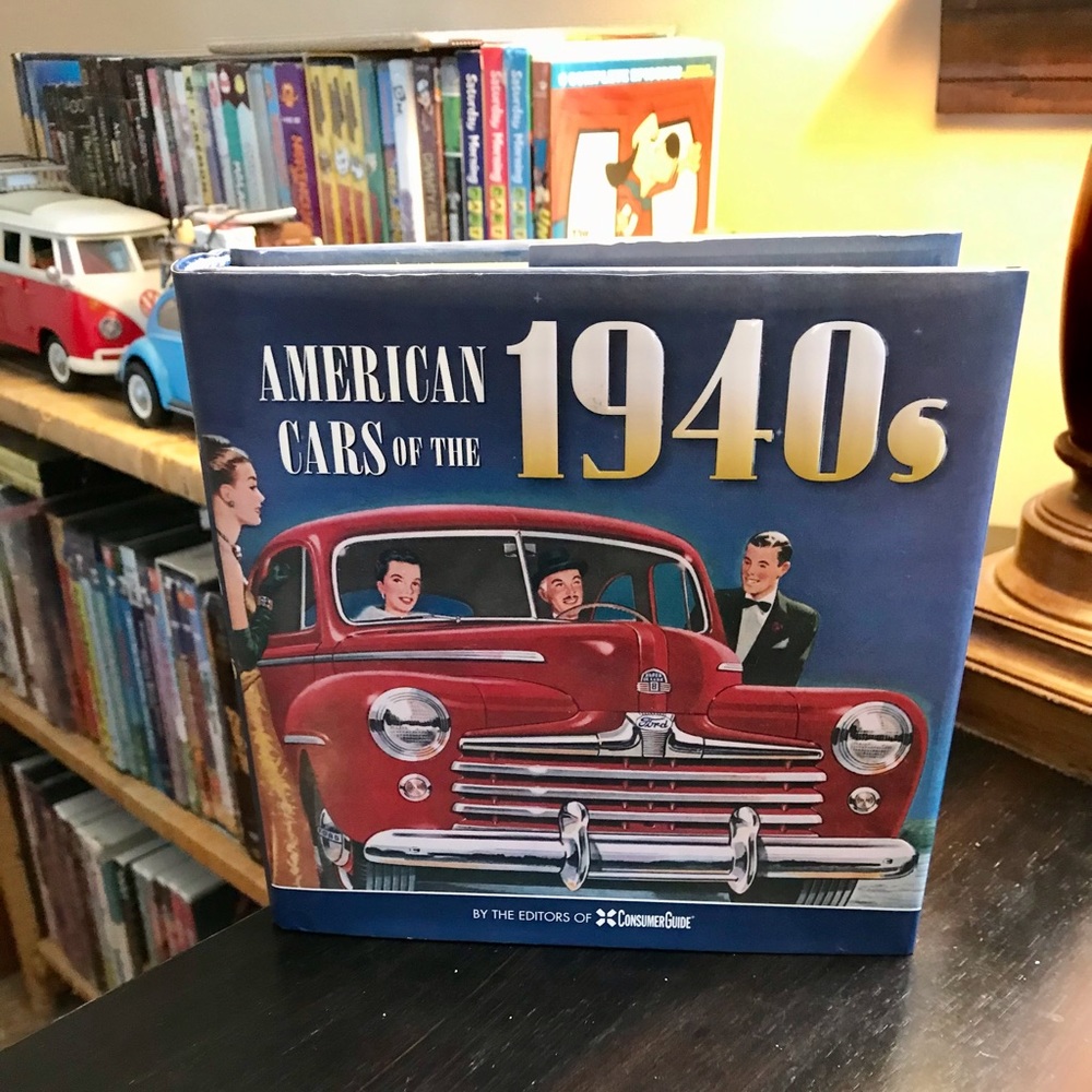 2/$10 American Cars Of The 1940’s Classic Cars Coffee Table Thick Book Dad Gift